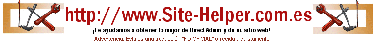 Le ayudamos a obtener lo mejor de DirectAdmin y de su sitio web!